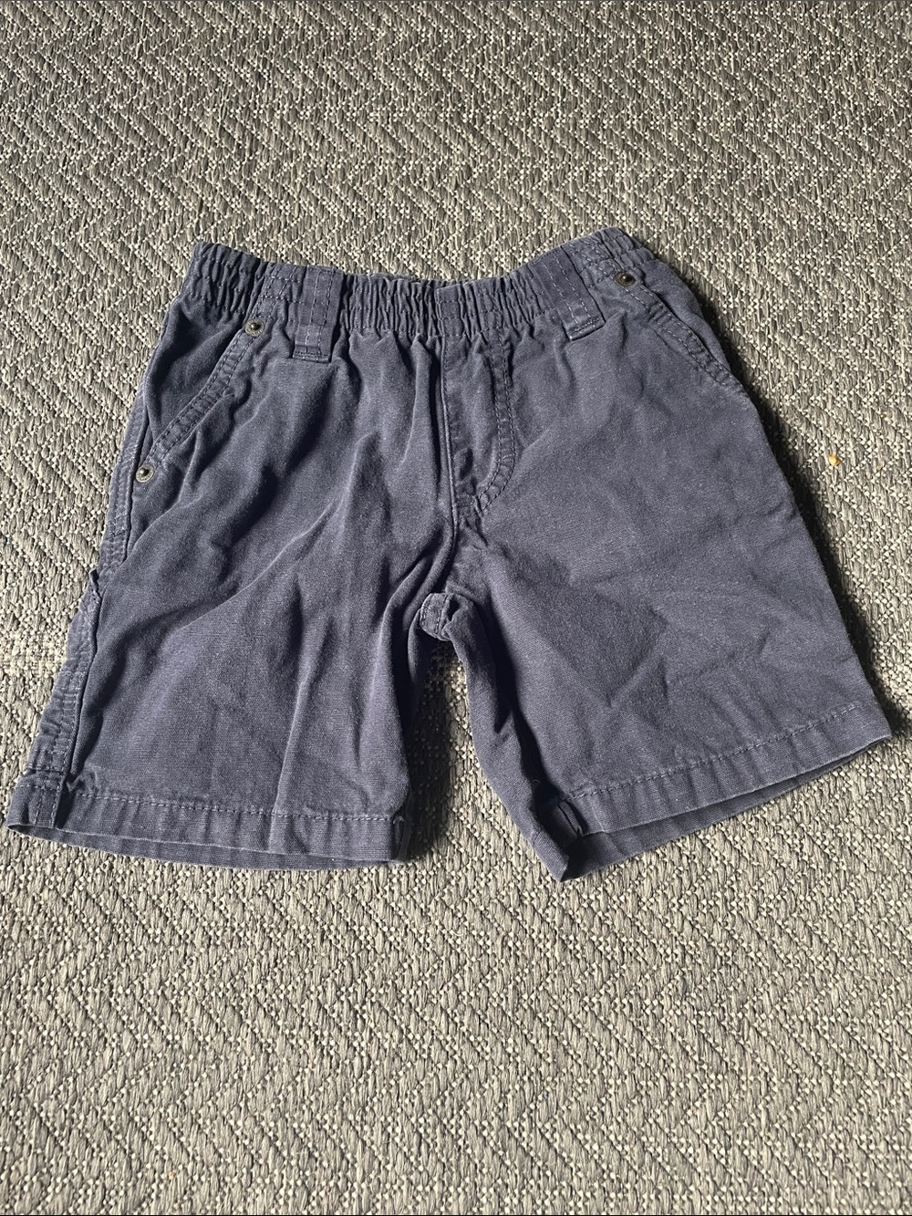 United Colors Of Benetton Boys Navy Elastic-Waist Cotton Shorts